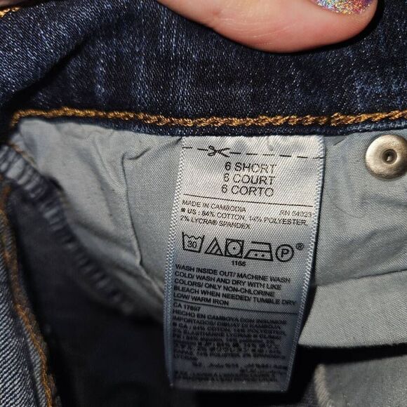 Old Navy Mid-Rise Curvy Profile Blue Denim Jeans Womens Size 6 Short - Picture 5 of 6